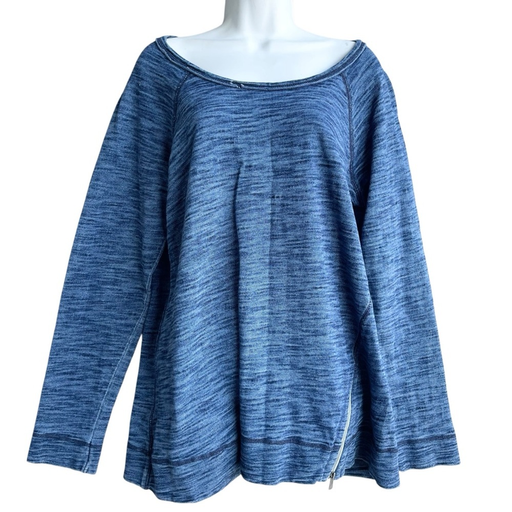Tommy Bahama Women's Blue Long Sleeve Blouse Size L Casual Relaxed Fit
